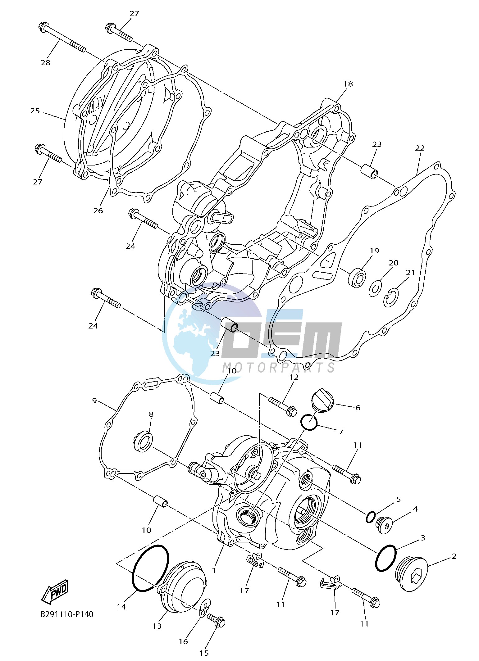 CRANKCASE COVER 1