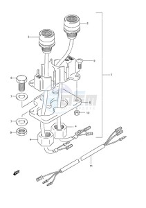 DF 40 drawing Opt: Trim Switch