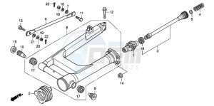 VT750C2 VT750C2 drawing SWINGARM