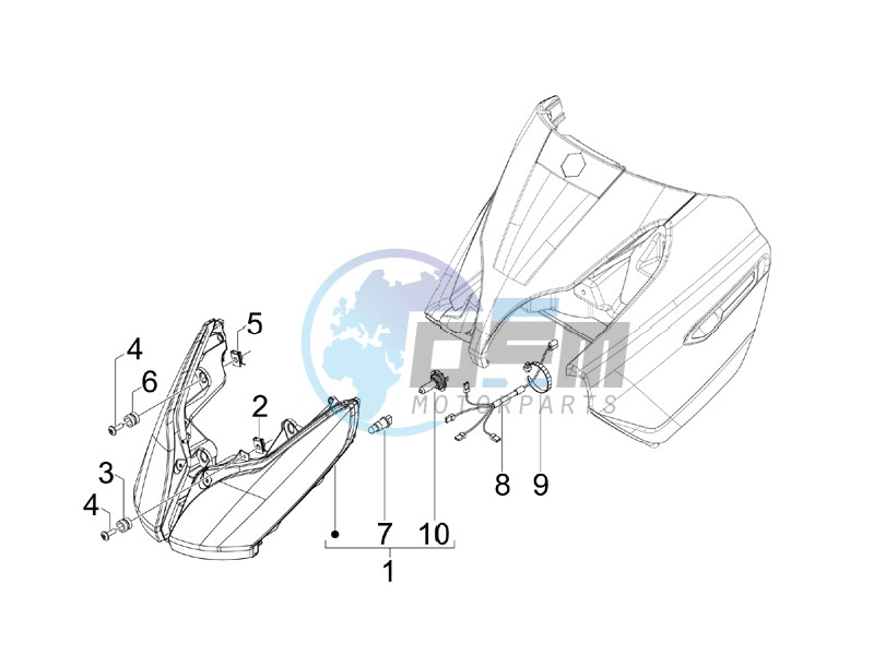 Head lamp - Turn signal lamps