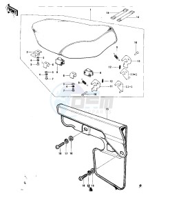 KD 80 A [KD80] (A1-A2) [KD80] drawing SEAT_CHAIN COVER