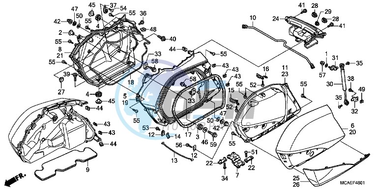 SADDLEBAG (GL1800C/D/E/F/G)