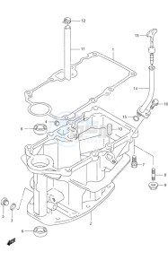 DF 9.9 drawing Oil Pan