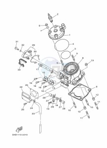 YZ85LW YZ85 (B0G7) drawing CYLINDER