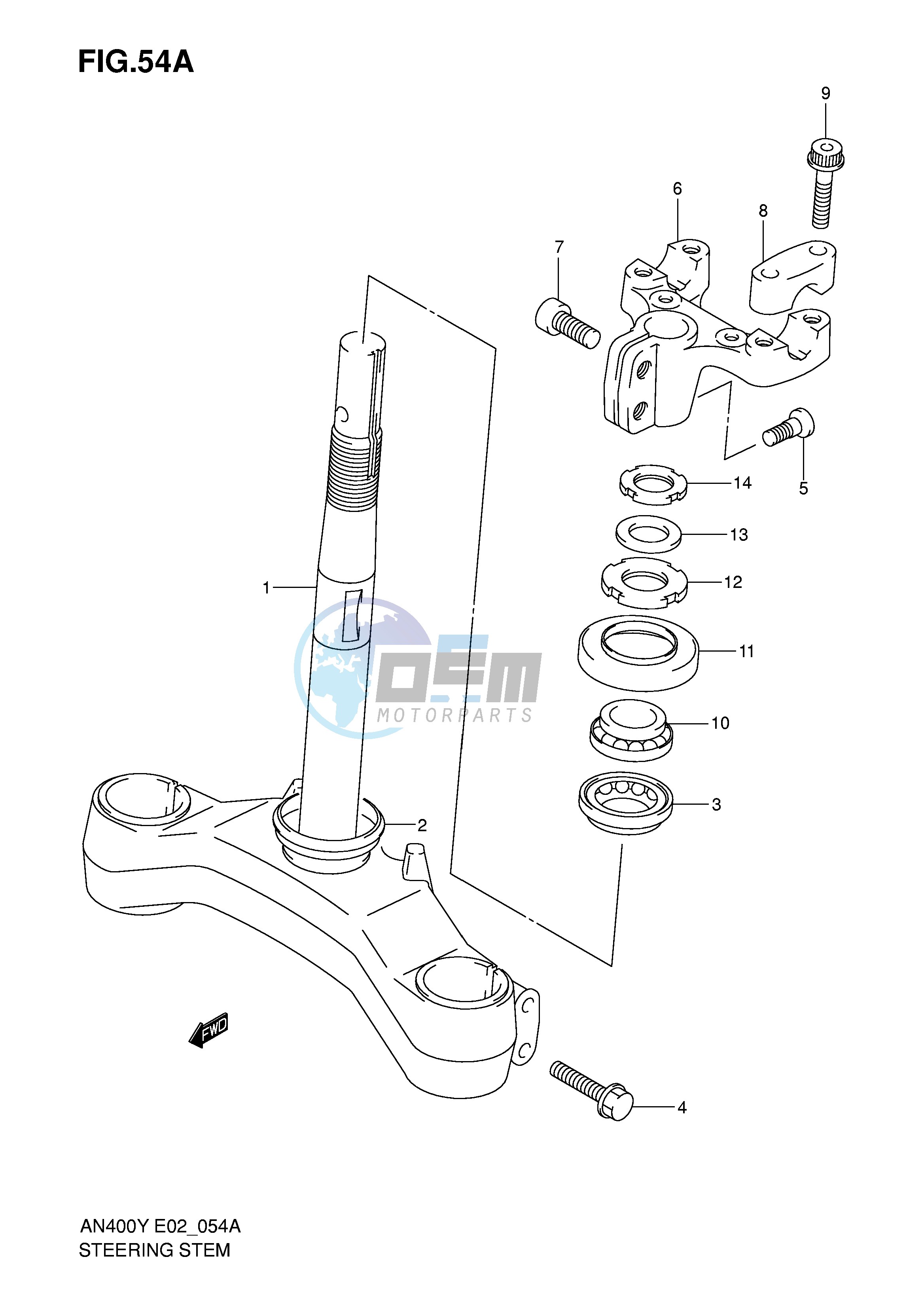 STEERING STEM (MODEL Y)