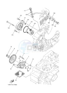 YZ250X (BJ41) drawing OIL PUMP