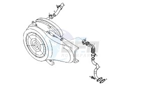 ATLANTIS - 50 CC Euro 2 4T drawing SECONDARY AIR SYSTEM