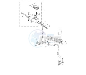 YZF R 125 drawing FRONT MASTER CYLINDER