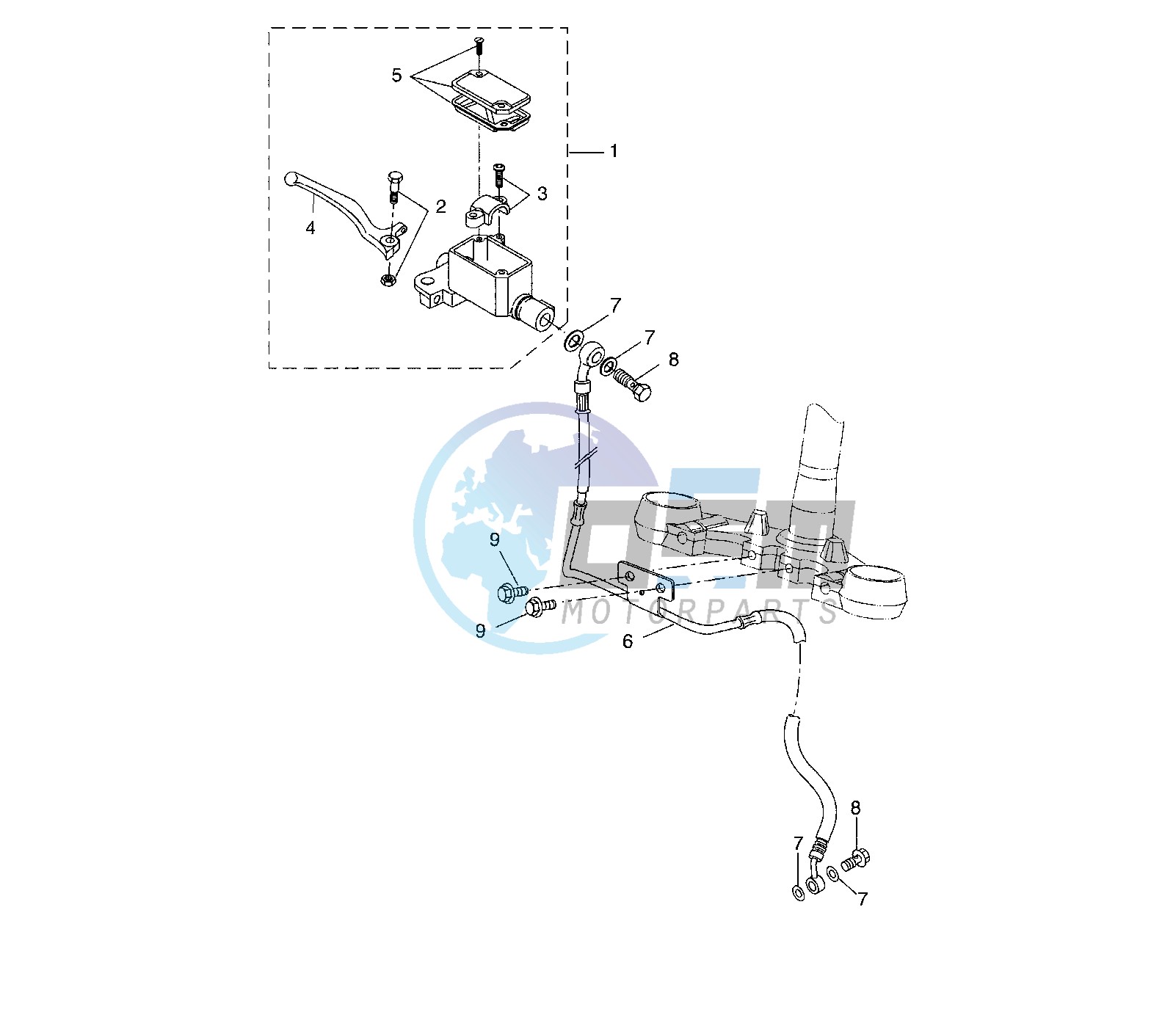 FRONT MASTER CYLINDER