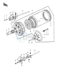 KZ 1000 C [POLICE 1000] (C1-C1A) [POLICE 1000] drawing CLUTCH -- 78 C1_C1A- -