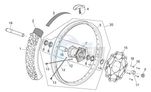 RXV-SXV 450-550 Pikes Peak drawing Front wheel I