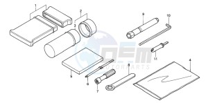 TRX450R drawing TOOLS