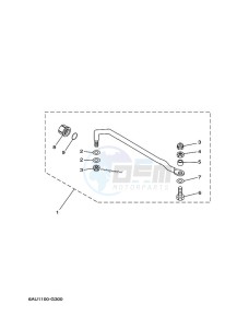 FT9-9LMH drawing STEERING-ATTACHMENT