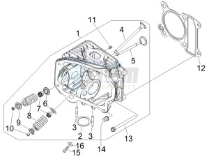 Primavera 50 4T-2V 25 kmh (EMEA) drawing Head unit - Valve