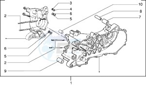 Stalker 50 drawing Crankcase