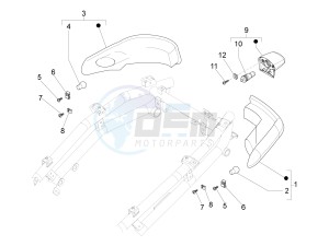 X10 350 4t 4v ie e3 drawing Tail light - Turn signal lamps