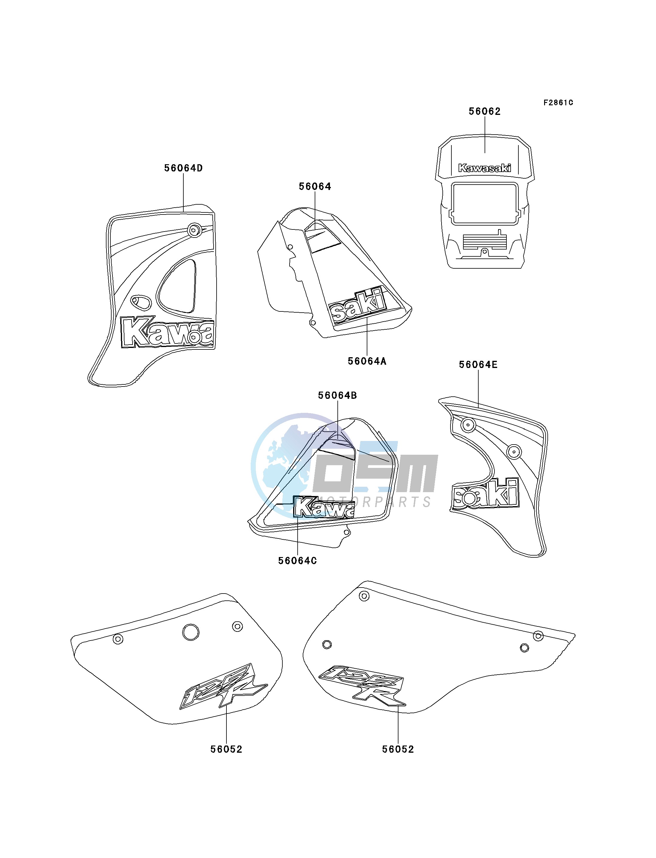 DECALS-- EBONY- --- MX125-A14- -