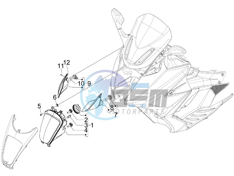 Head lamp - Turn signal lamps