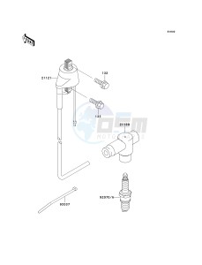 KDX 200 H [KDX200] (H6-H9) [KDX200] drawing IGNITION SYSTEM