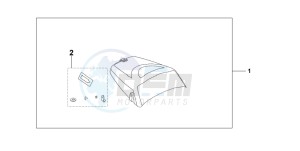 CBF1000A drawing SEAT COWL*NHA48M*