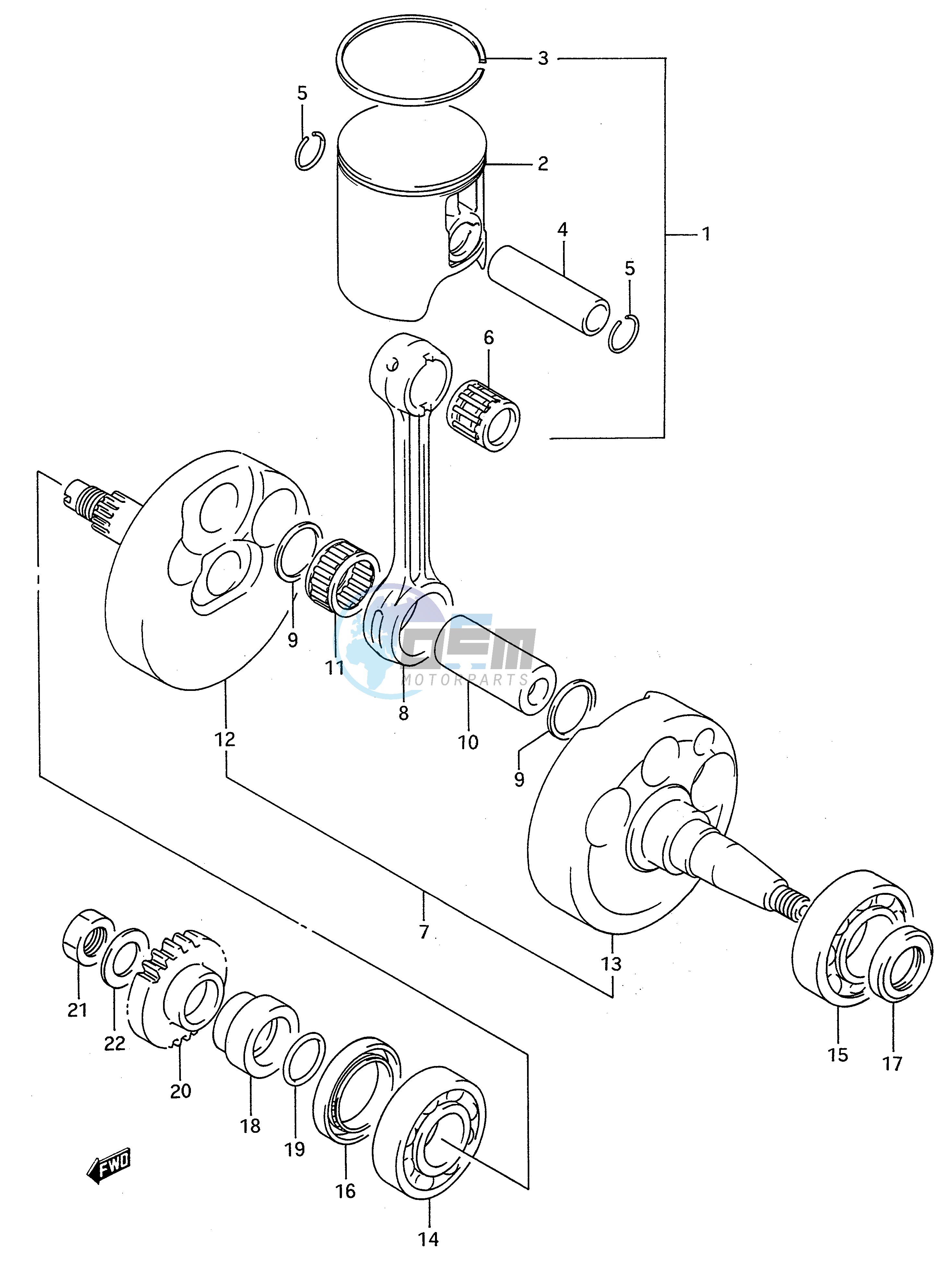 CRANKSHAFT (MODEL K)