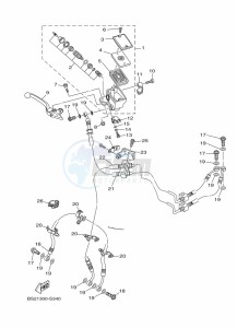 MT-09 MTN850-A (BS2T) drawing FRONT MASTER CYLINDER