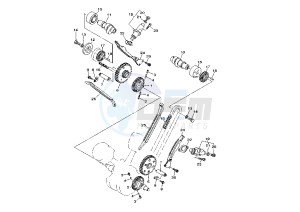 XVS DRAG STAR 1100 drawing CAMSHAFT -CHAIN