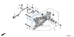 SH125E SH125 E drawing SWINGARM