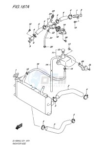 DL1000 ABS V-STROM EU drawing RADIATOR HOSE