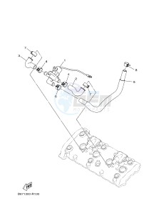 MTN1000 MTN-1000 MT-10 (B671) drawing AIR INDUCTION SYSTEM