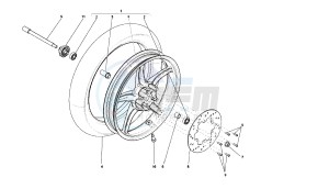 SONAR - 150 CC VTHLS3A1A 4T drawing FRONT WHEEL