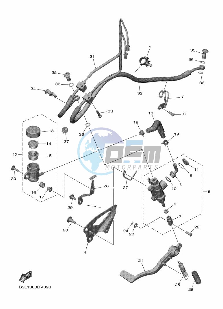 REAR MASTER CYLINDER