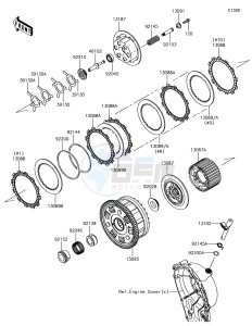 NINJA ZX-10R ZX1000SHFA XX (EU ME A(FRICA) drawing Clutch