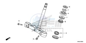 NC750SDG NC750X Europe Direct - (ED) drawing STEERING STEM