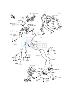 ER-6F_ABS EX650FDS XX (EU ME A(FRICA) drawing Brake Piping