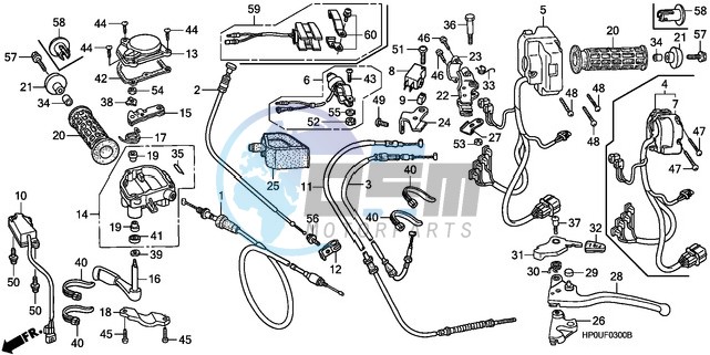 HANDLE LEVER/SWITCH/CABLE