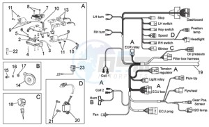 RXV-SXV 450-550 Enduro-Supermotard drawing Electrical system I