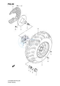 LT-F400 (P28-P33) drawing FRONT WHEEL