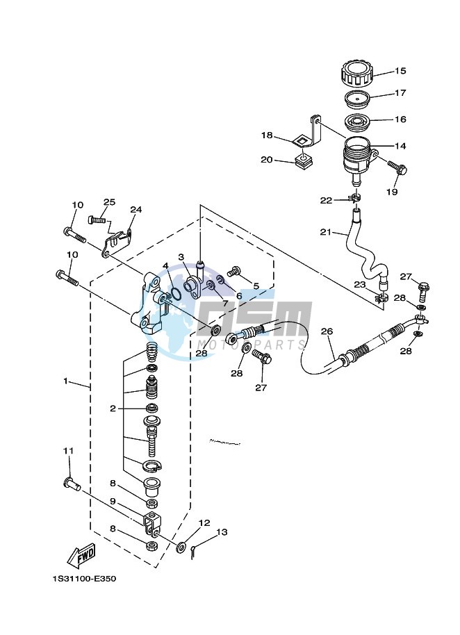 REAR MASTER CYLINDER