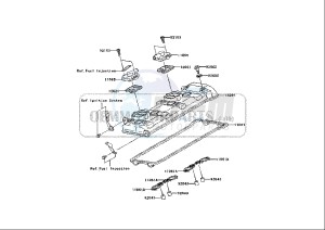 ZX-10R NINJA - 1000 cc (EU) drawing CYLINDER HEAD COVER