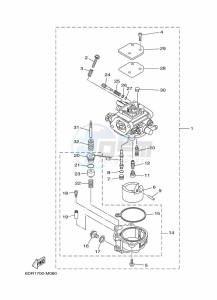 FT9-9LEX drawing CARBURETOR