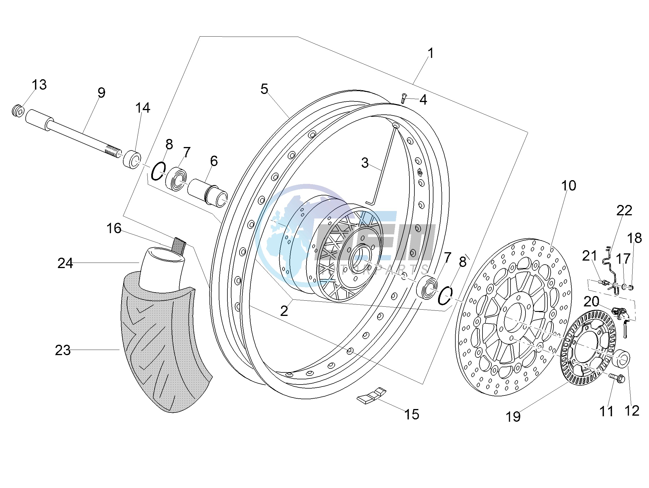 Front wheel