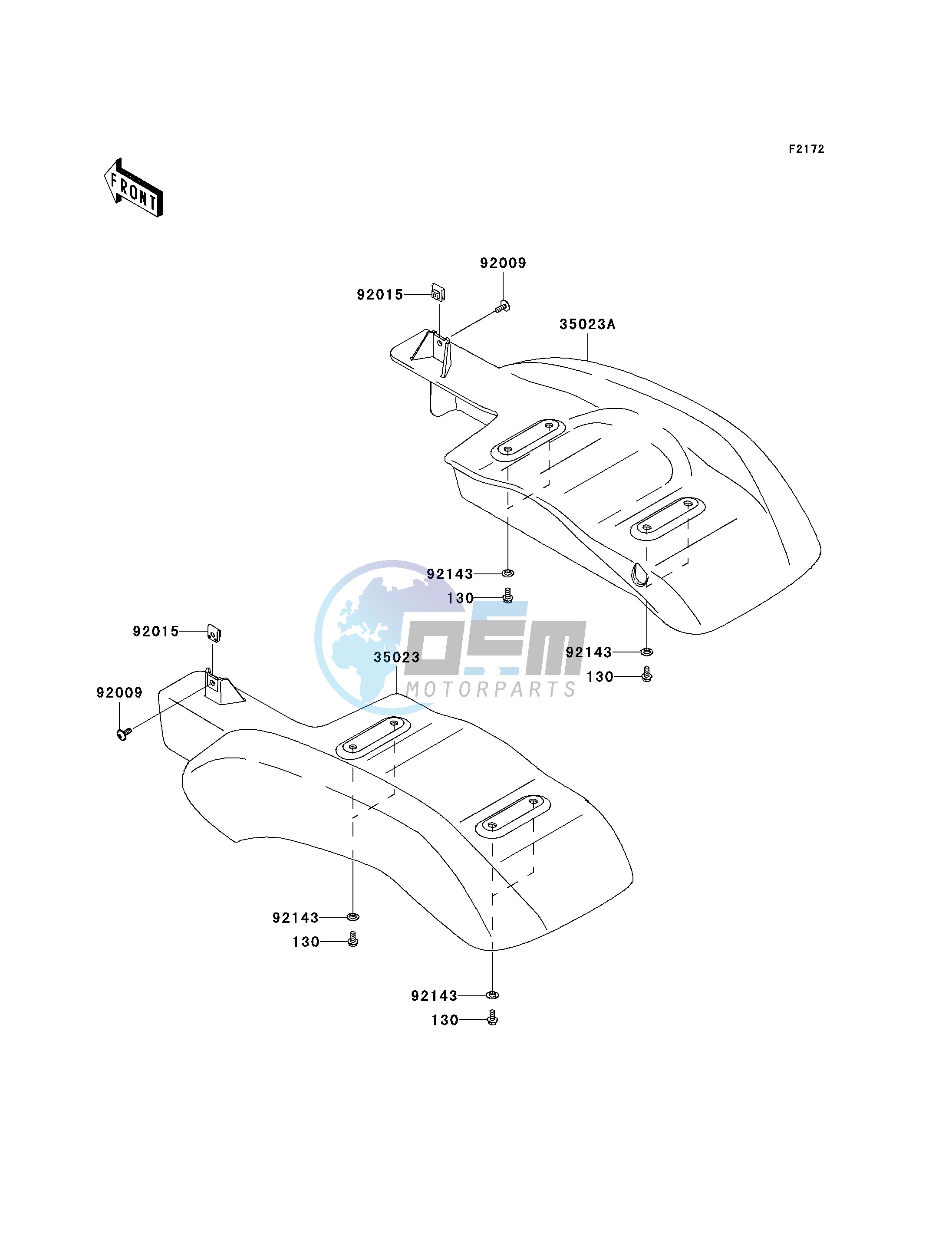 REAR FENDER-- S- -