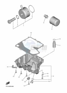 YZF600 YZF-R6 (BN6H) drawing OIL CLEANER