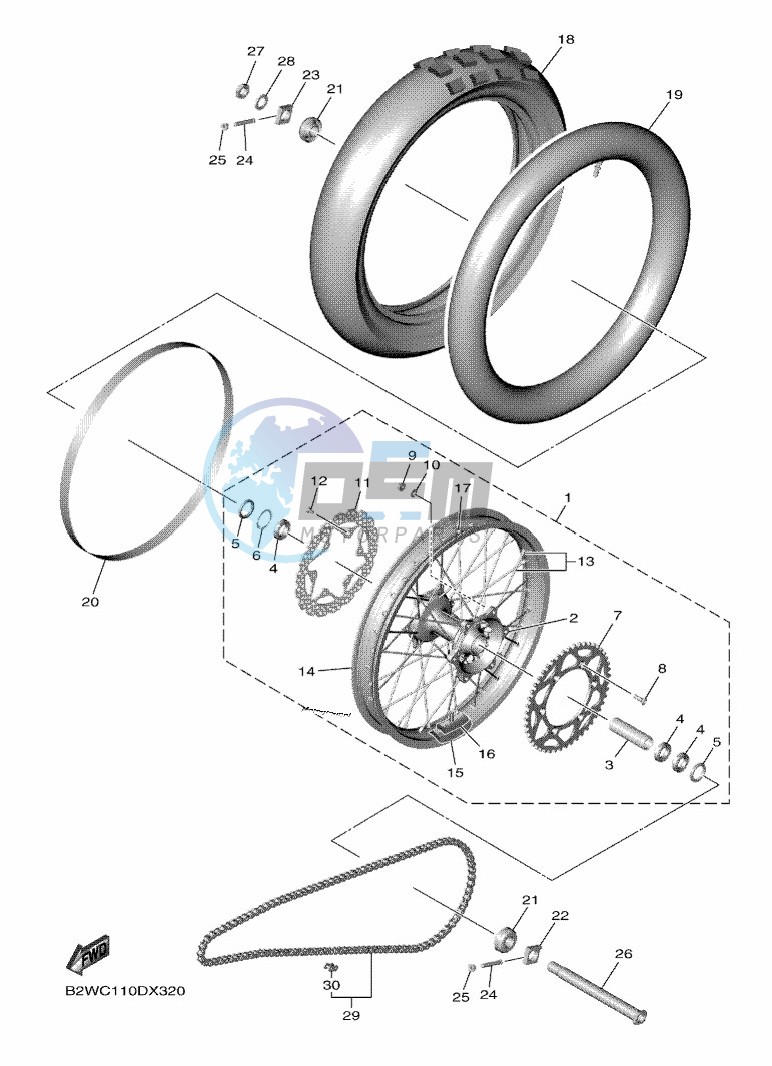 REAR WHEEL