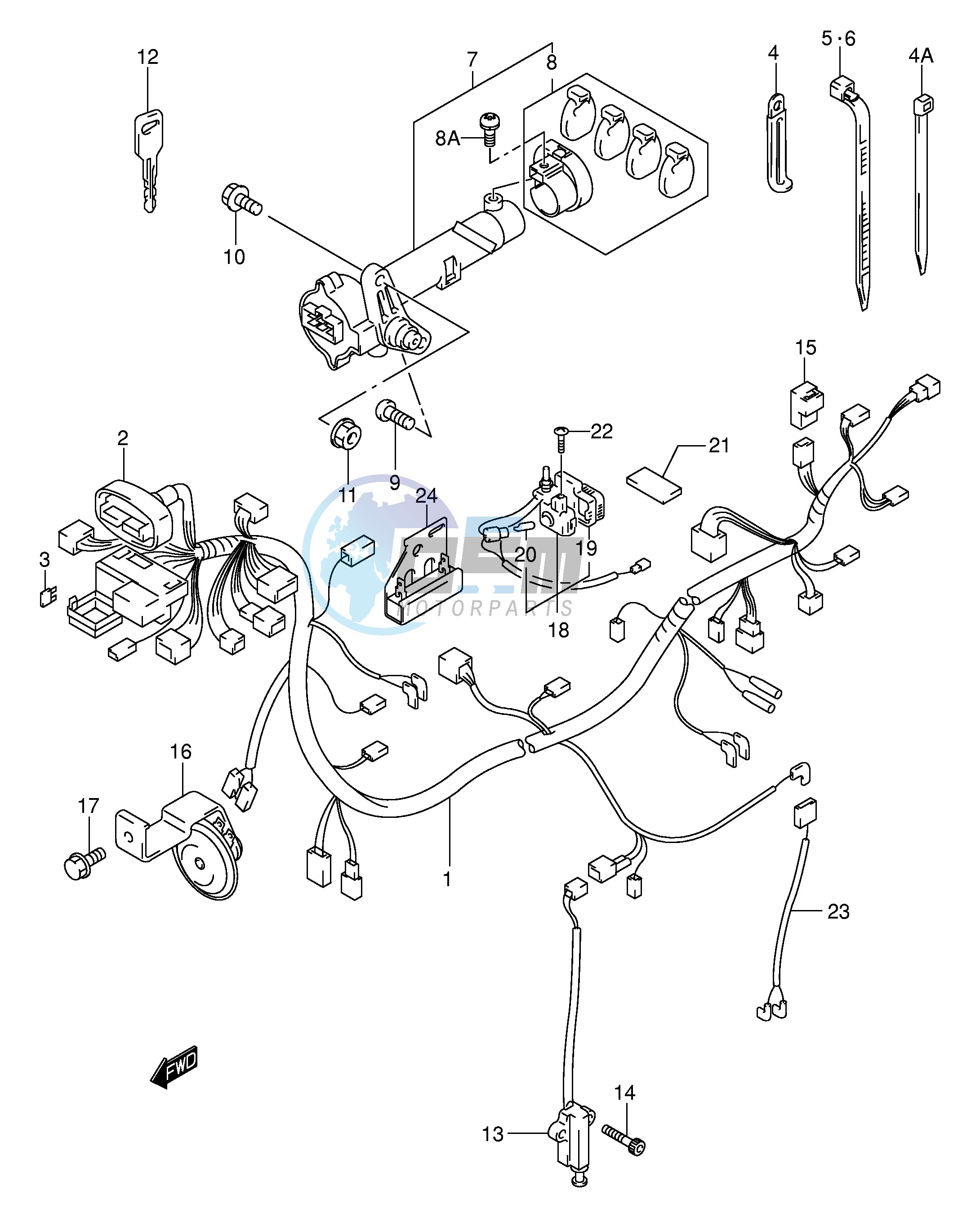 WIRING HARNESS (MODEL X)