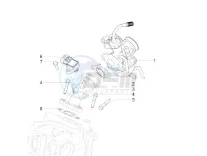 SXL 125 4T 3V drawing Carburettor, assembly - Union pipe