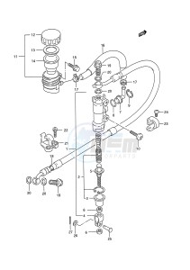 TS200R (E28) drawing REAR MASTER CYLINDER