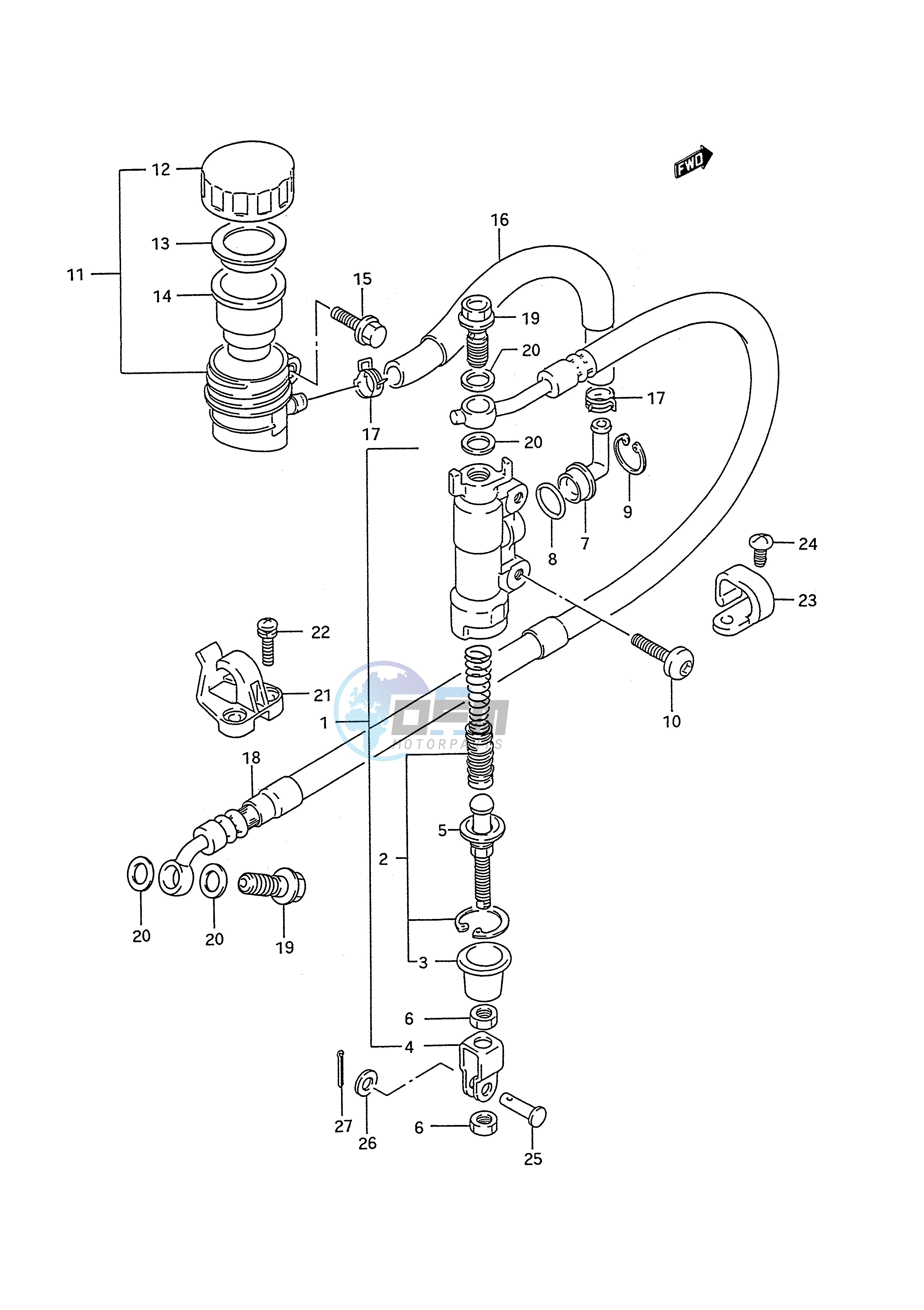 REAR MASTER CYLINDER