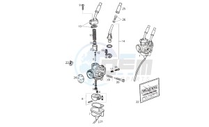 SMT 50 (EMEA) drawing Carburettor